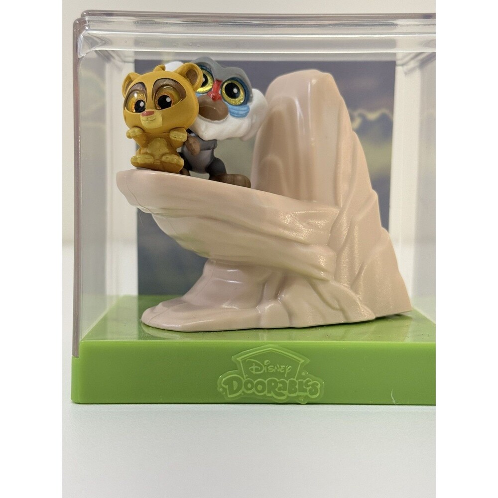 Disney Doorables Movie Moments The Lion King Simba Rafiki Series 2 Display Case